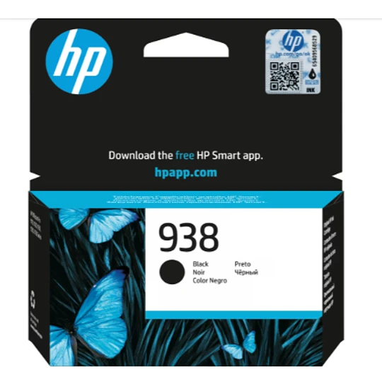 CARTUCHO HP 938 29ML NORMAL NEGRO ORIGINAL