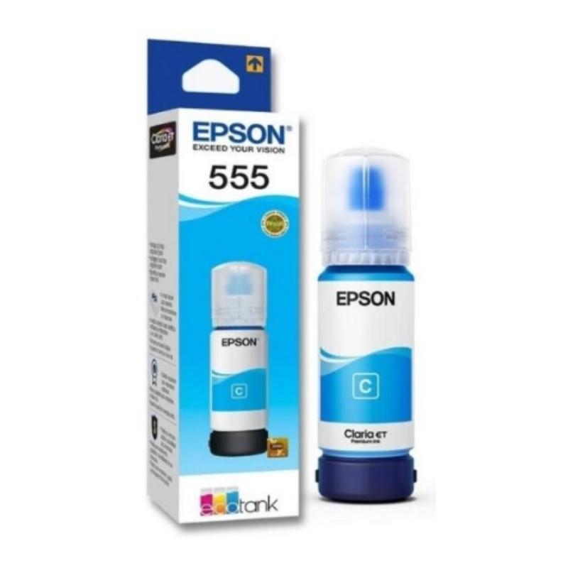 CARTUCHO DE TINTA EPSON 555 CIAN ORIGINAL