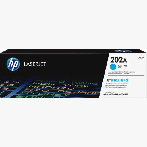 TONER HP CF501A ORIGINAL 202A 1.300 PGS