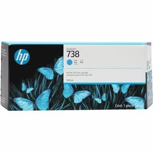 TINTA HP 738 CYAN 300 ML 676M6A