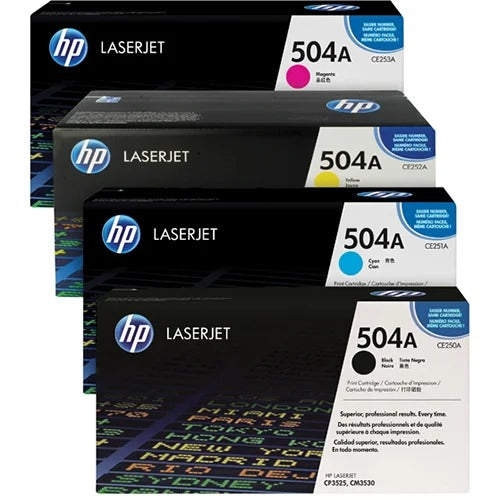 PACK HP TONER LASERJET 504A ORIGINAL