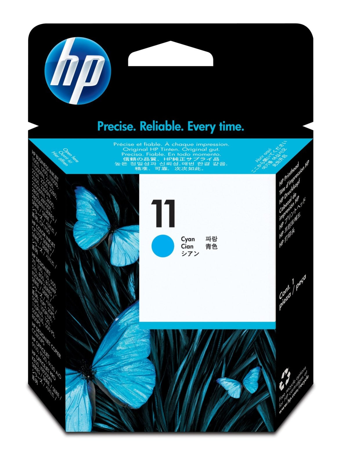 HP CABEZAL DE IMPRESION 11 CIAN ORIGINAL C4811A