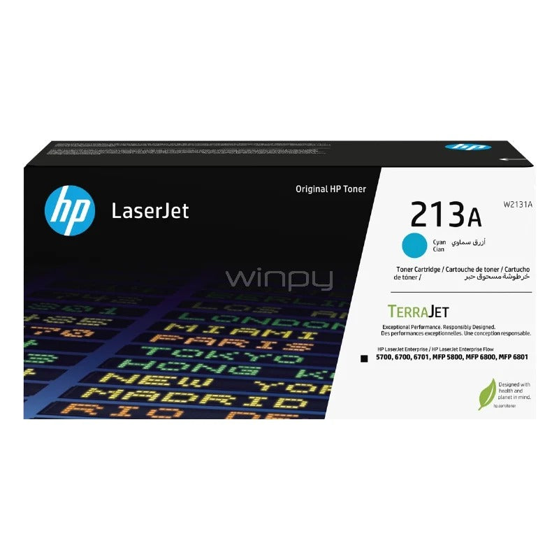 TONER HP 213A CYAN ORIGINAL W2131A