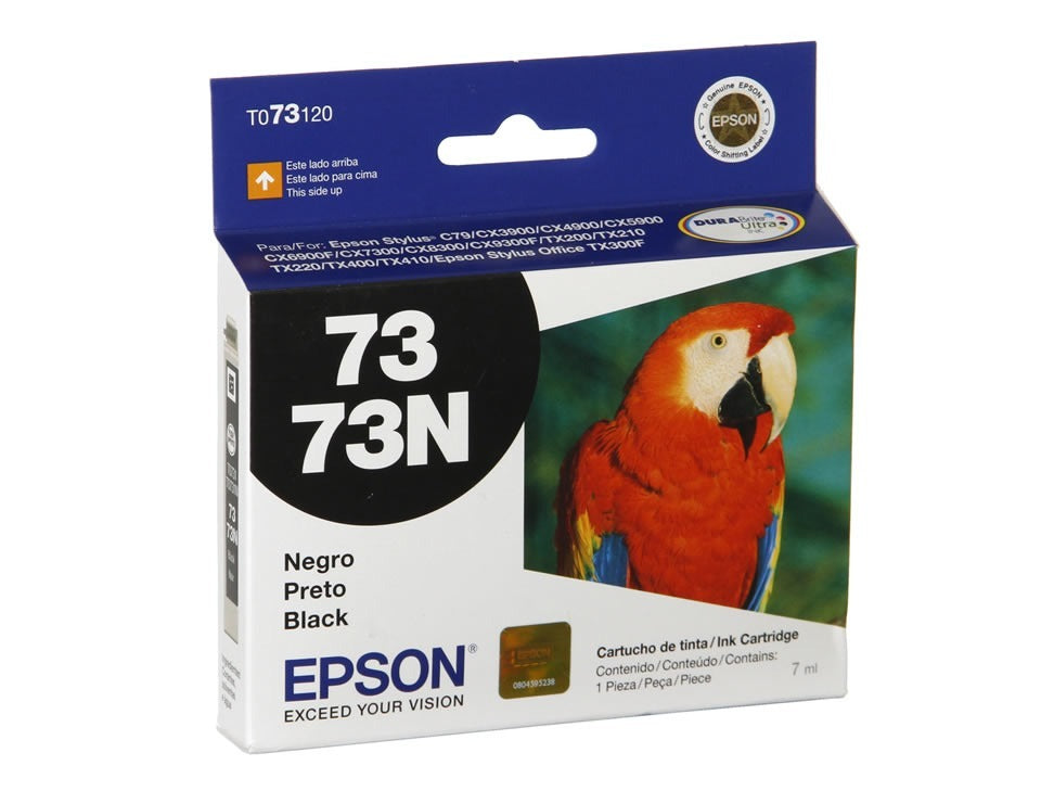 TINTA EPSON 73N TO73120 NEGRO ORIGINAL