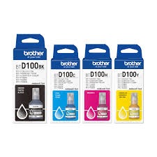 PACK TINTA BROTHER BTD100 ORIGINAL 4 COLORES