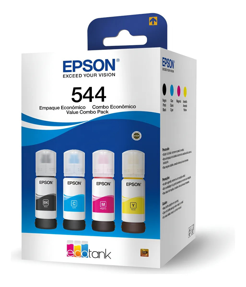 PACK BOTELLA EPSON 544 ( Y-M-C-BK) ORIGINAL