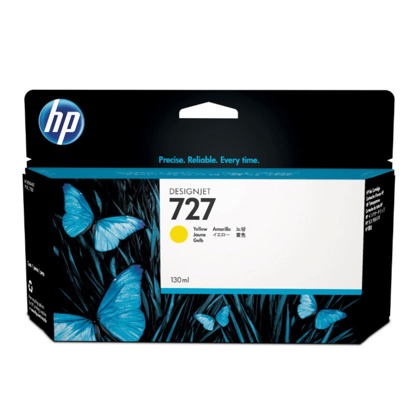 CARTUCHO TINTA HP 727 YELLOW 130ML ORIGINAL