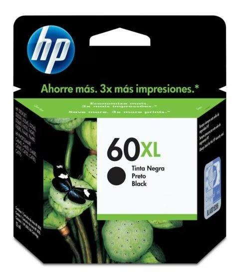 CARTUCHO HP 60XL 14ML NEGRO ORIGINAL