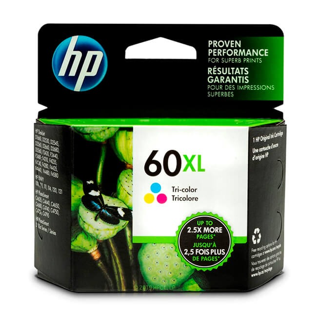CARTUCHO HP 60XL 11ML TRICOLOR (CYAN-YELLOW-MAGENTA) ORIGINAL