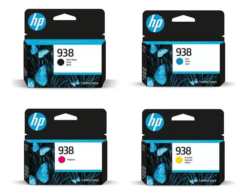 PACK TINTA HP 938 ORIGINAL 4 COLORES