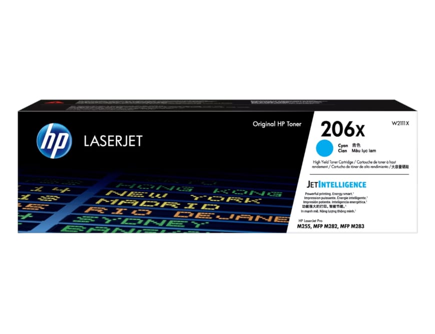 TONER HP 206X CYAN ORIGINAL 2450 PGS