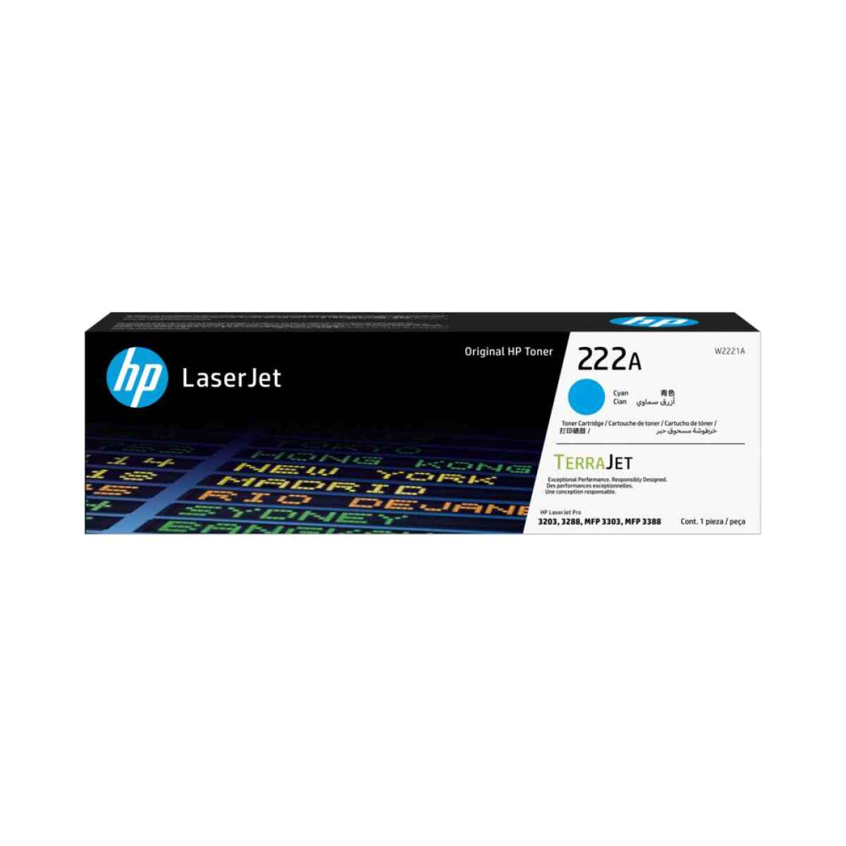 TONER HP 222A CIAN ORIGINAL W2221A