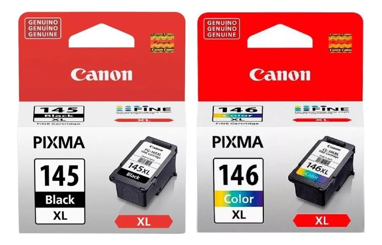 PACK TINTAS CANON PG-145XL CL-146XL ORIGINAL