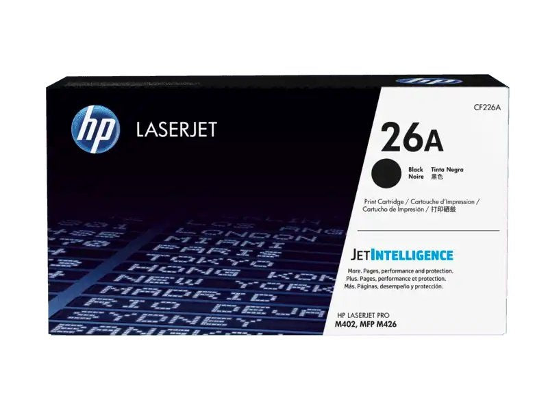 TONER HP CF226A ORIGINAL 26A 3.100 PGS