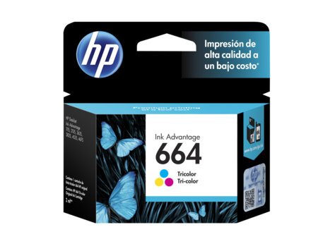 CARTUCHO HP 664 2ML TRICOLOR ORIGINAL