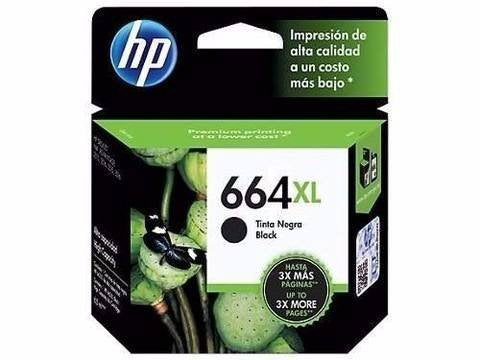 CARTUCHO HP 664XL 9ML NEGRO ORIGINAL