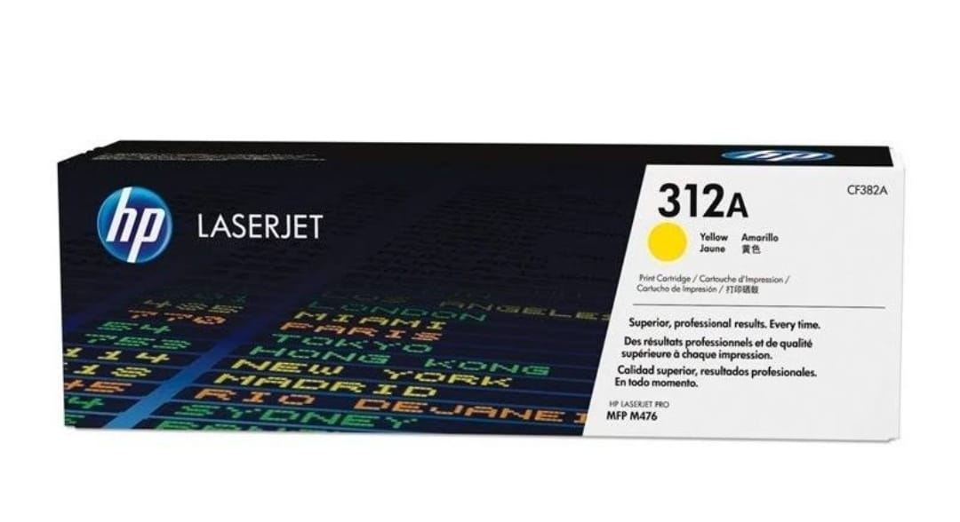 TONER HP CF382A ORIGINAL 312A 2.700 PGS