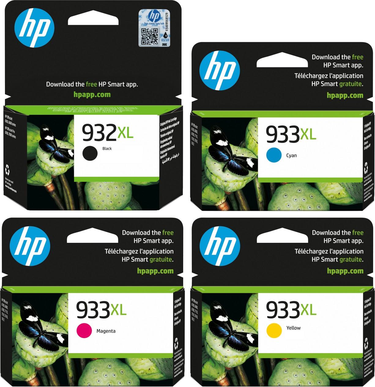 thumbnail image 2 of 12-Pack HP 932XL Black & 933XL Color Ink Cartridges - Compatible Remanufactured Set For HP Printers 2 of 12