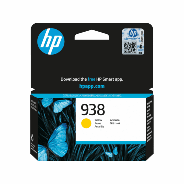 CARTUCHO HP 938 10ML NORMAL AMARILLO ORIGINAL