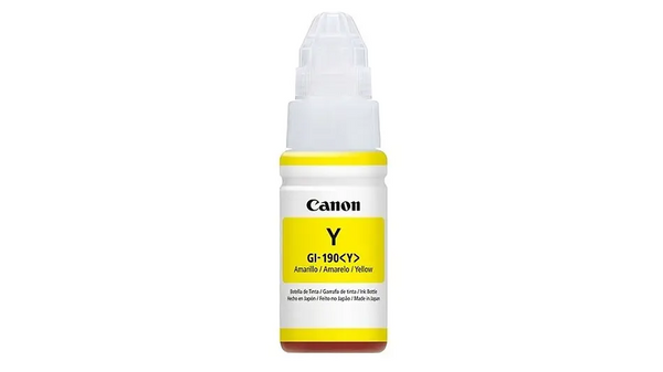 BOTELLA CANON GI190 70ML AMARILLO ORIGINAL