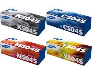 TONER SAMSUNG CLT-K504S CLT-C504S CLT-M504S CLT-Y504S JUEGO COMPLETO ORIGINAL 4 COLORES