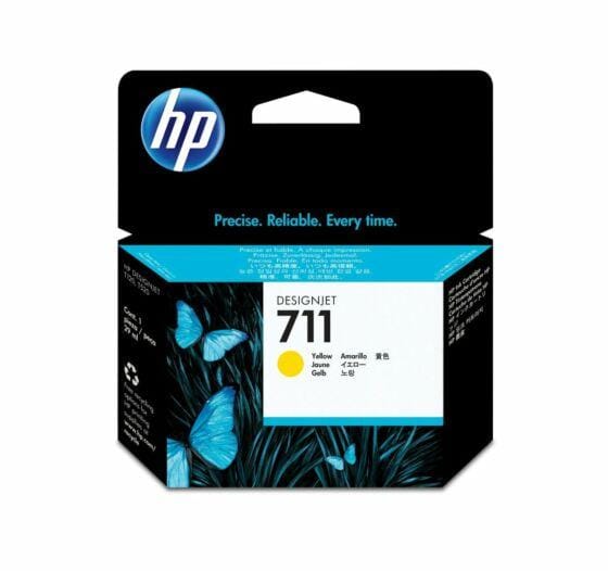 CARTUCHO HP 711 29ML YELLOW ORIGINAL