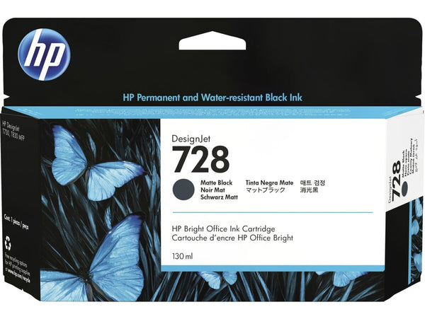 TINTA HP 728 NEGRO MATTE 130 ML 3WX25A