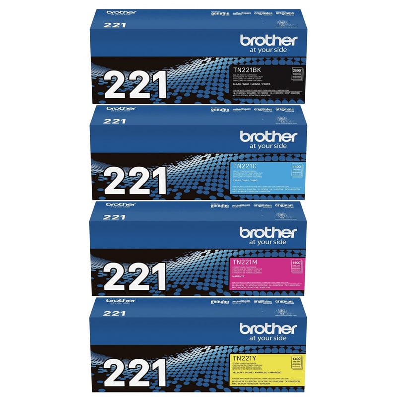 PACK TONER BROTHER TN-221 ORIGINAL