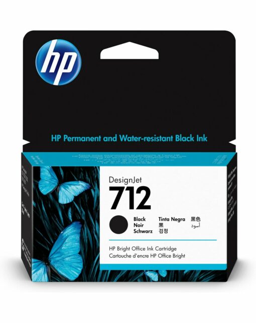 TINTA HP 712 NEGRO 38ML 3ED70A ORIGINAL