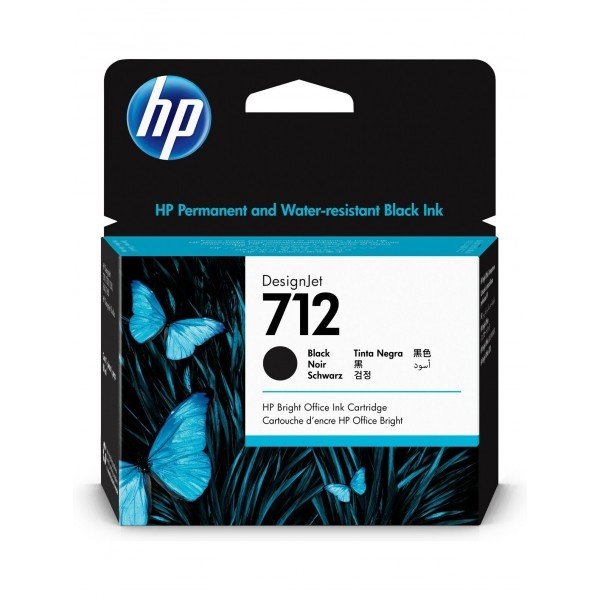 TINTA HP 712 NEGRO 80ML 3ED71A ORIGINAL