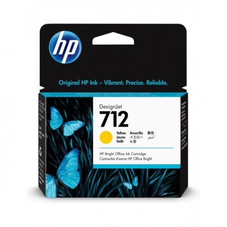 TINTA HP 712 AMARILLO 29ML 3ED69A ORIGINAL