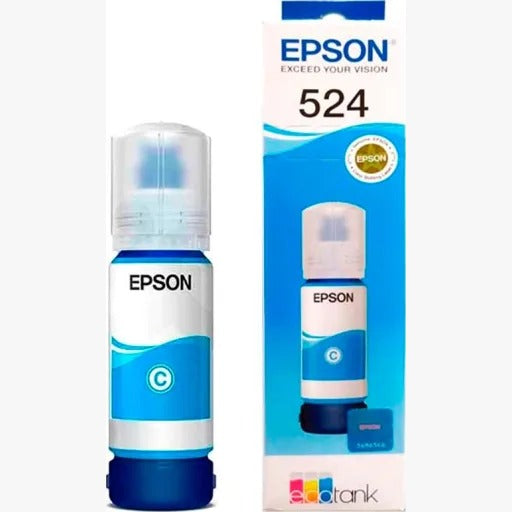 BOTELLA EPSON T524 127ML CIAN ORIGINAL