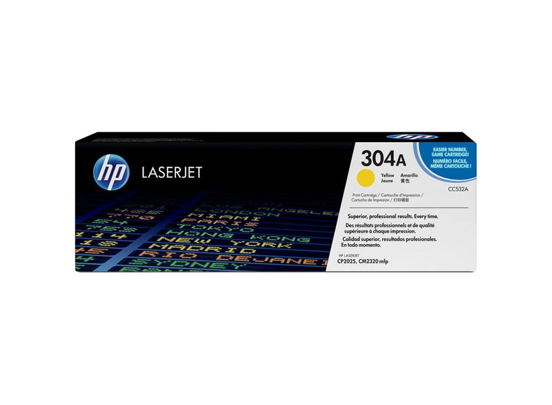 TONER HP 304A AMARILLO ORIGINAL CC532A
