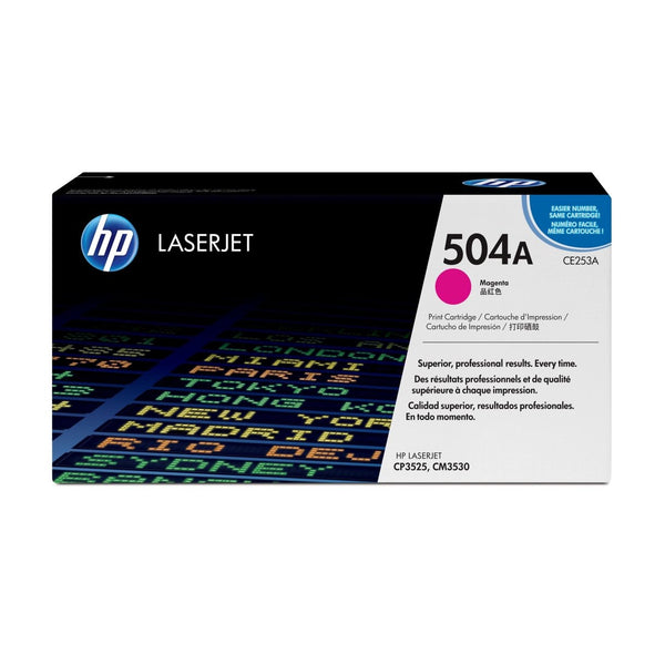 HP TONER LASERJET 504A MAGENTA ORIGINAL CE253A