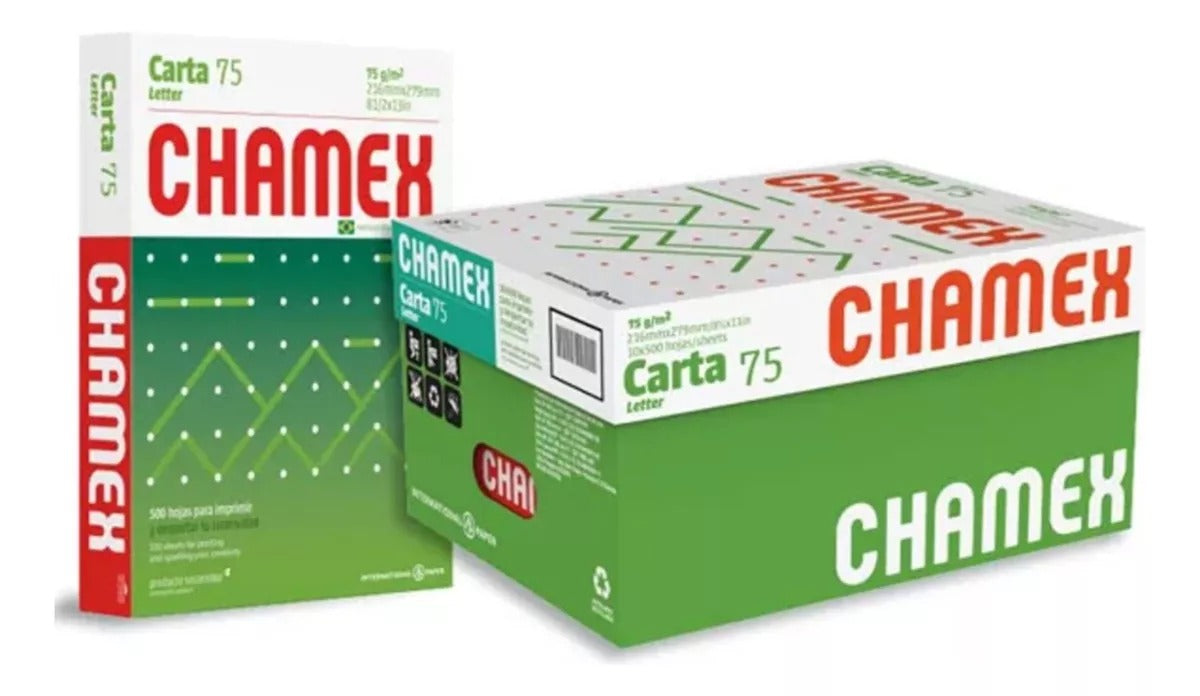RESMA DE PAPEL CARTA (CAJA) CHAMEX
