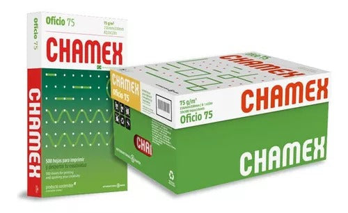 RESMA DE PAPEL OFICIO (CAJA) CHAMEX