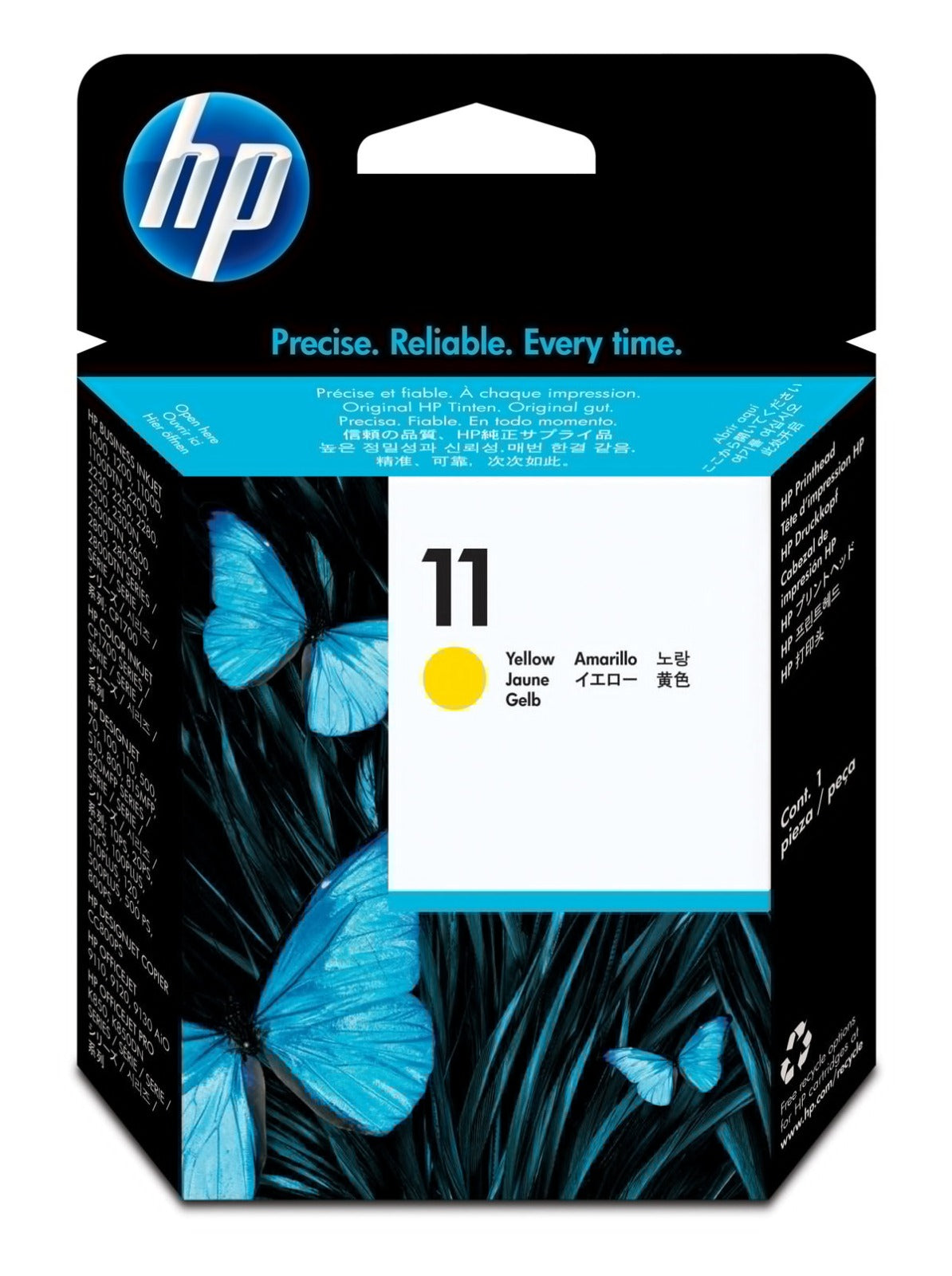HP CABEZAL DE IMPRESION 11 AMARILLO ORIGINAL C4813A