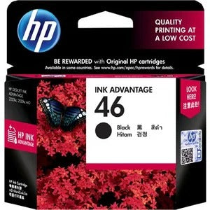 TINTA HP 46 NEGRO ORIGINAL CZ637AL