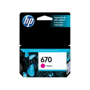 TINTA HP 670 MAGENTA ORIGINAL CZ115AL