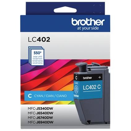TINTA BROTHER LC402C CIAN ORIGINAL