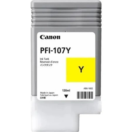 CARTUCHO CANON PFI-107Y 130ML YELLOW ORIGINAL