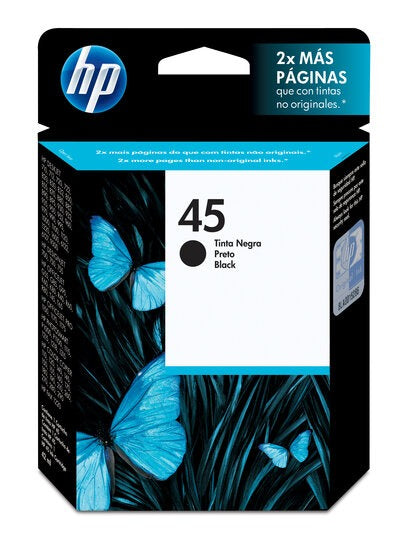 CARTUCHO HP 45 42ML NEGRO ORIGINAL