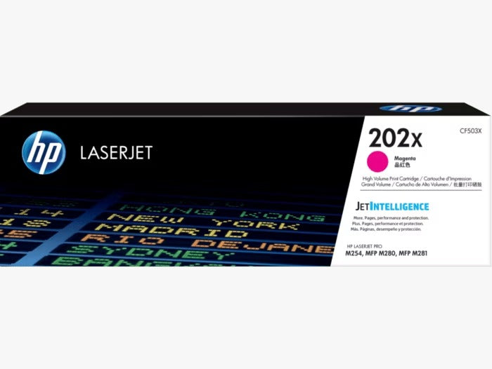 TONER HP 202X MAGENTA 2.400 PGS ORIGINAL