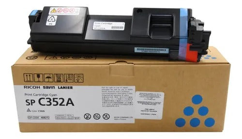 TONER RICOH SP C352 CIAN  6.000 ORIGINAL