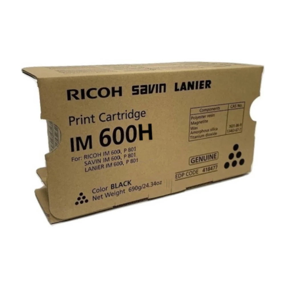 TONER RICOH IM600H 40.000 ORIGINAL EDP CODE 418480