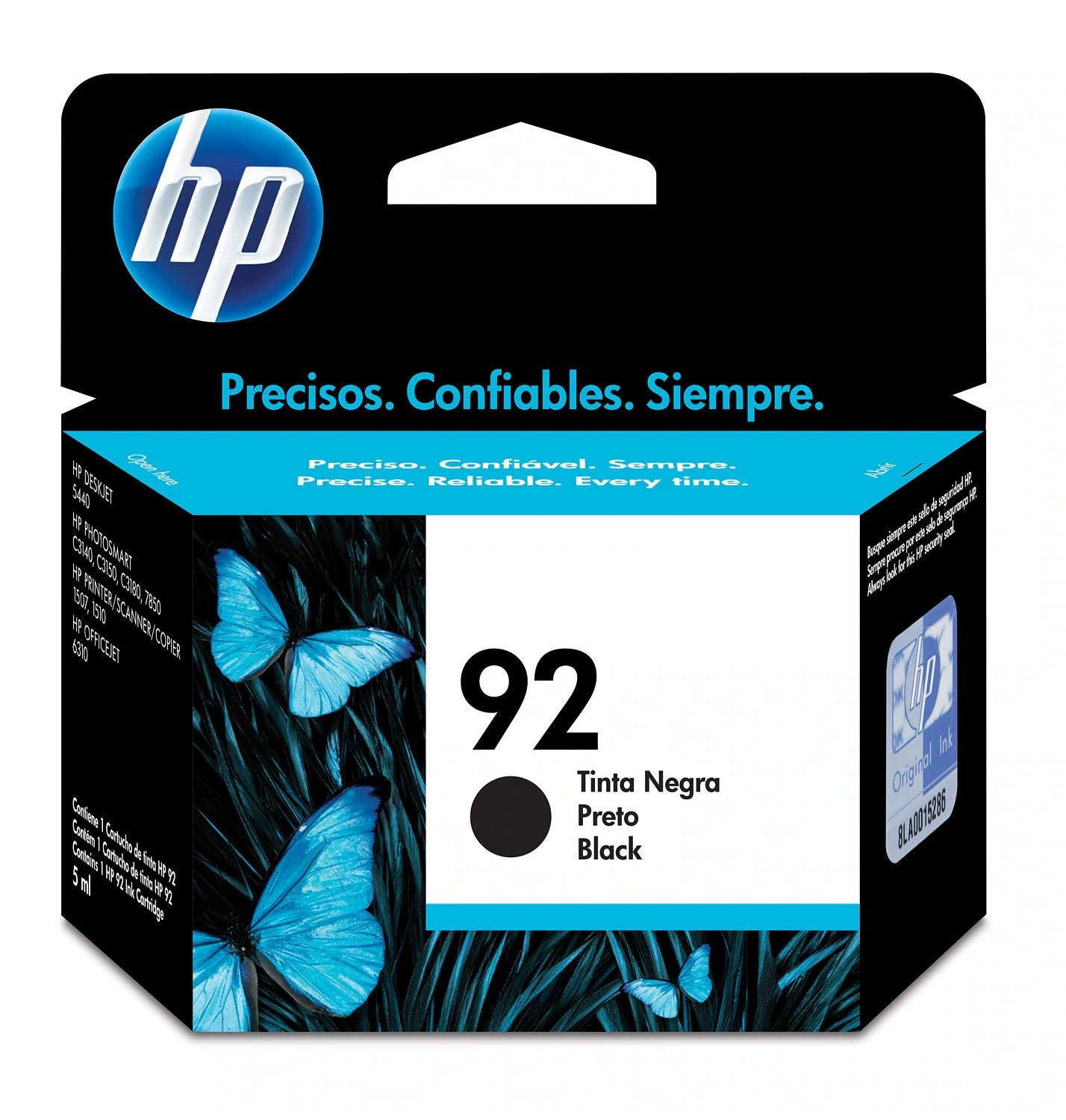 CARTUCHO C9362WL HP 92 5ML NEGRO ORIGINAL