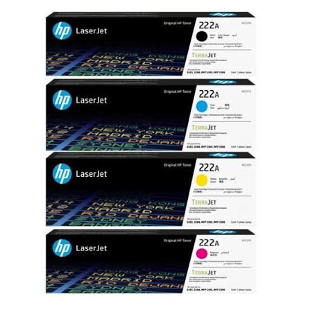 PACK TONER HP 222A ORIGINAL W2220A W2221A W2222A W2223A