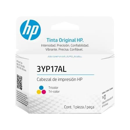 CABEZAL DE IMPRESION HP TRICOLOR 3YP17AL ORIGINAL