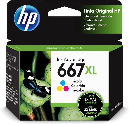 CARTUCHO HP 667XL 8ML TRICOLOR ORIGINAL