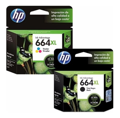 PACK TINTA HP 664XL